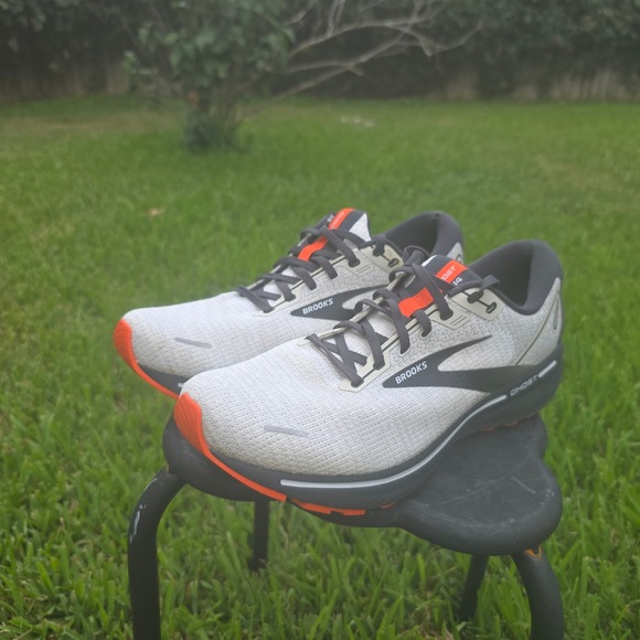 Brooks Other - Brooks Ghost 14 Mens Running Shoes Grey Black Orange 1103691D072 Size 11